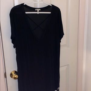 VS Pink super soft cris cross tee